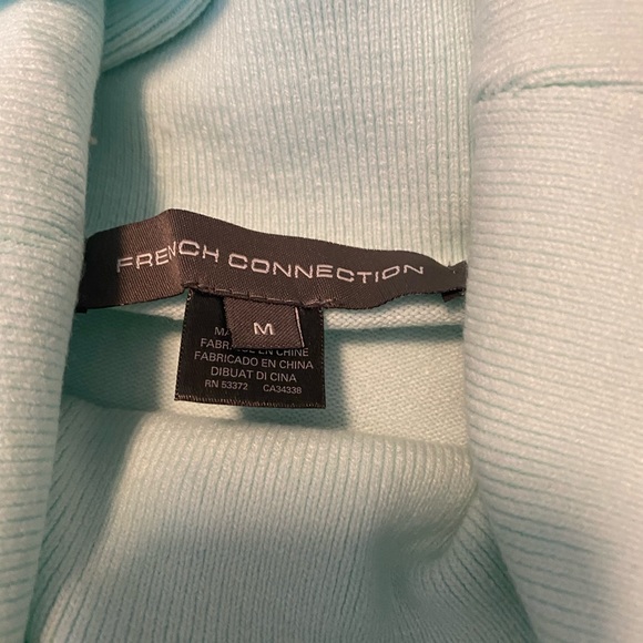 French Connection Sweater Fresh Aqua NWT - Picture 4 of 5